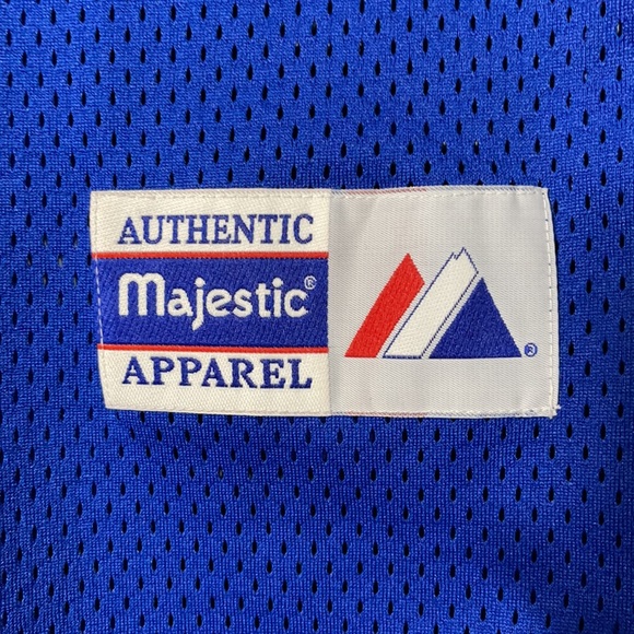 VINTAGE MAJESTIC *V. RARE* BUSCH BEER ST. LOUIS CARDINALS BLUE BASEBALL JERSEY - Picture 6 of 15